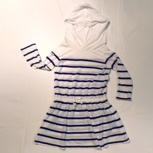 Ralph Lauren Dress Coverup Hooded Striped